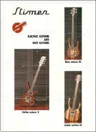 Guitares et basses 2  et 3 octaves STIMER Yves Guen