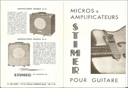 stimer yves guen createur de micro-amplis a lampes stimer-ampli pour guitares de jazz manouche
